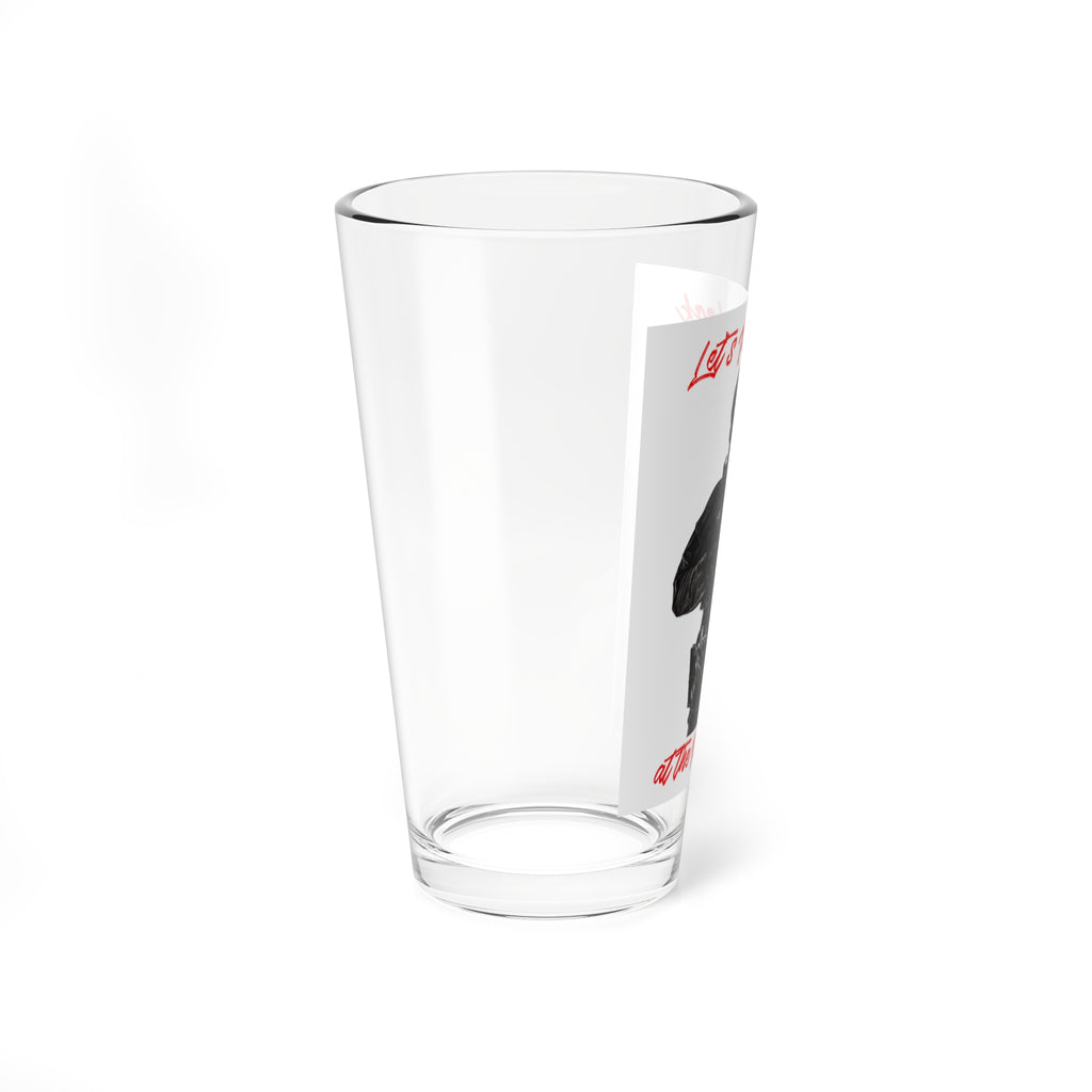 Tactical Soldier Pint Glass — "Let's Take a Look" 16oz Mixing Glass