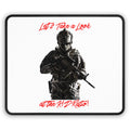 Gaming Mouse Pad — "Let's Take a Look at the K/D Ratio" Tactical Shooter Desk Mat