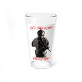 Tactical Soldier Pint Glass — "Let's Take a Look" 16oz Mixing Glass