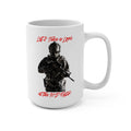 Tactical Soldier 15oz Coffee Mug — “Let’s Take a Look at the R&D Sector” Military Gift