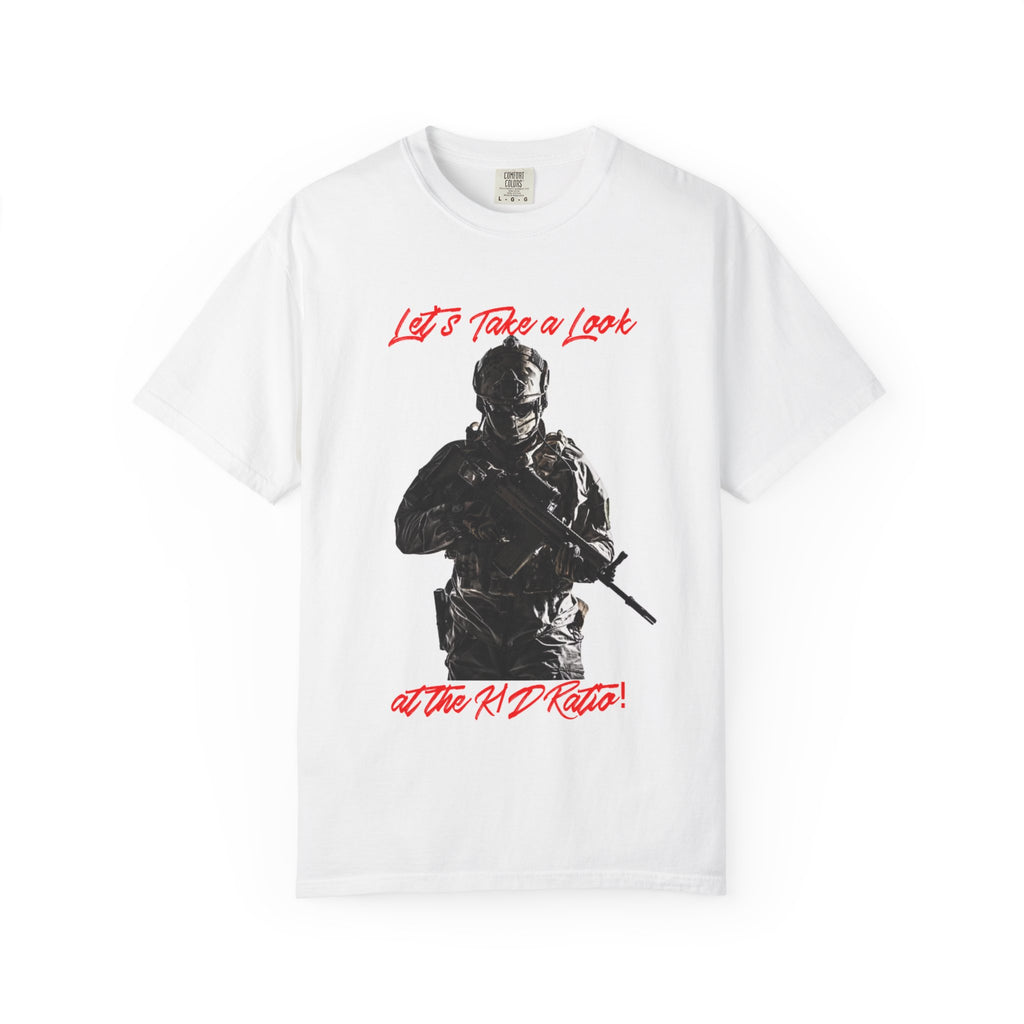T‑Shirt — "Let’s Take a Look at the KD Ratio" Soldier Graphic