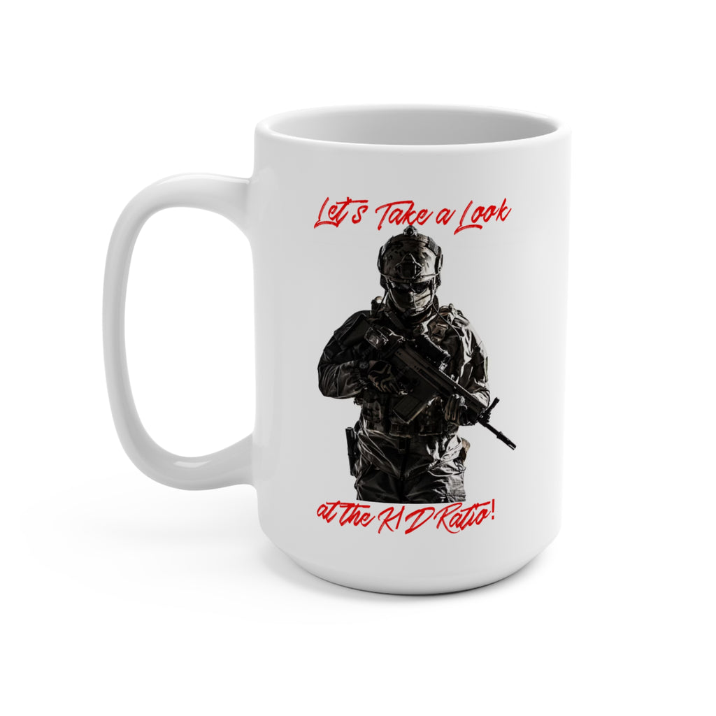 Tactical Soldier 15oz Coffee Mug — “Let’s Take a Look at the R&D Sector” Military Gift